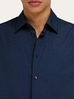 Micro-patterned shirt - Men