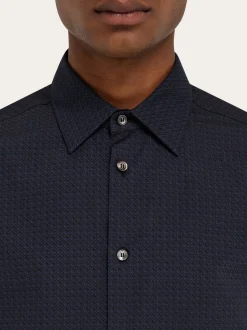 Micro-patterned shirt - Men
