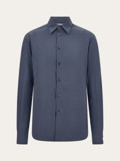 Micro-patterned shirt - Men