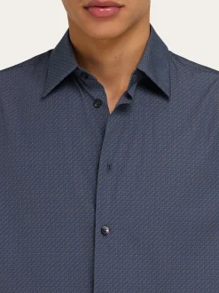 Micro-patterned shirt - Men