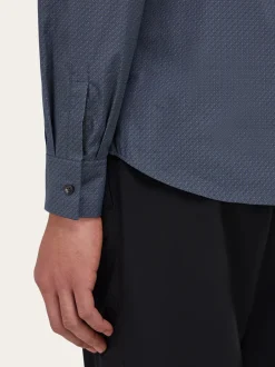 Micro-patterned shirt - Men