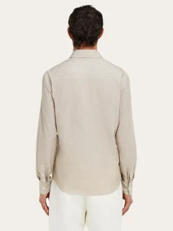 Micro-patterned shirt - Men