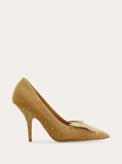 Mid heel pump with bow detail - Women