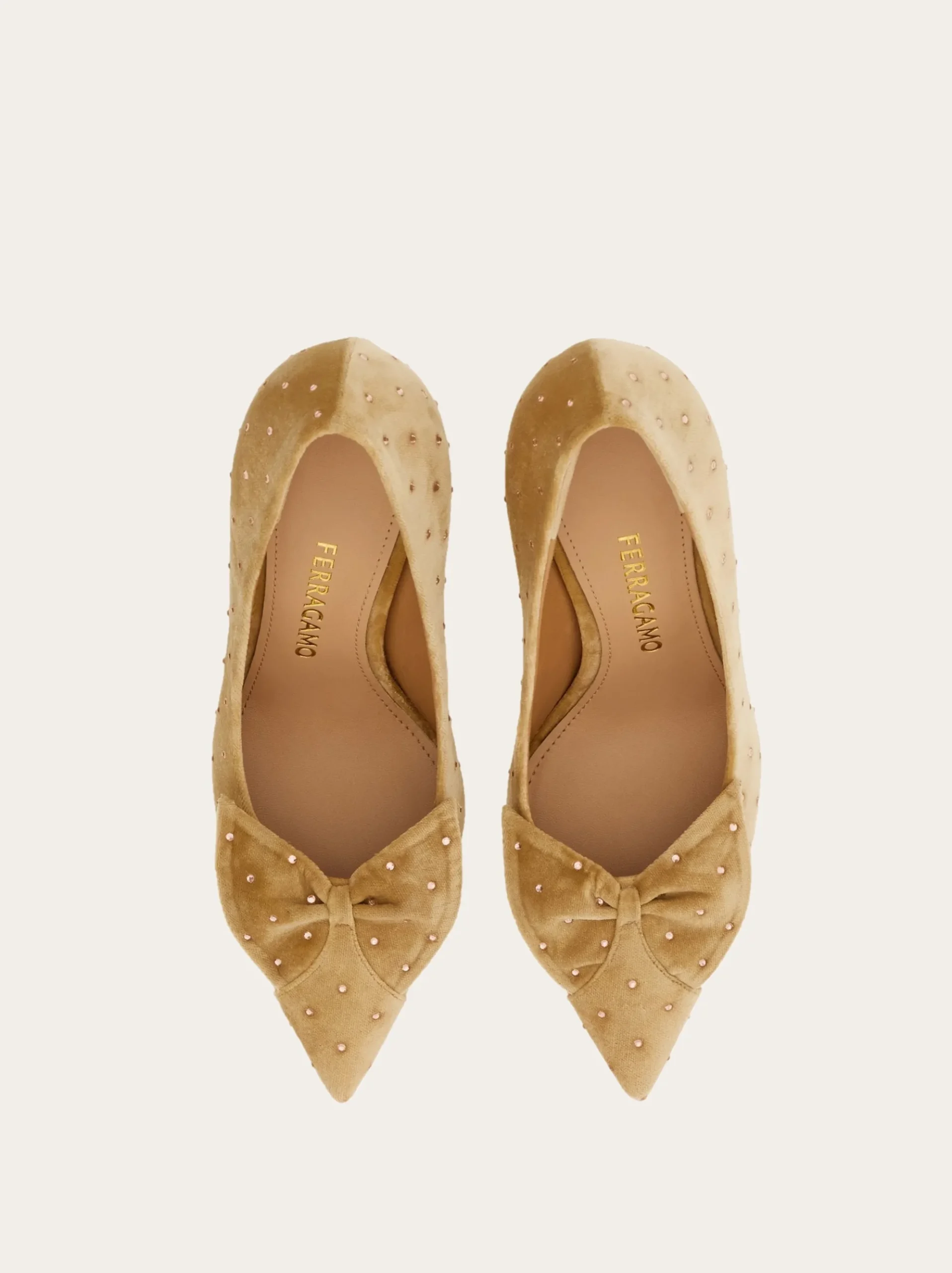 Mid heel pump with bow detail - Women