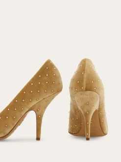 Mid heel pump with bow detail - Women
