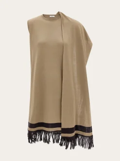 Mini dress with fringe detail - Women