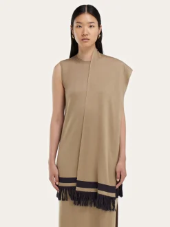 Mini dress with fringe detail - Women