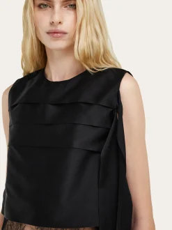 Mini dress with lace detail - Women