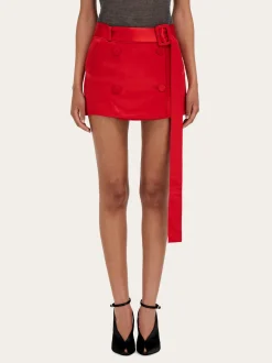 Mini wrap skirt - Women