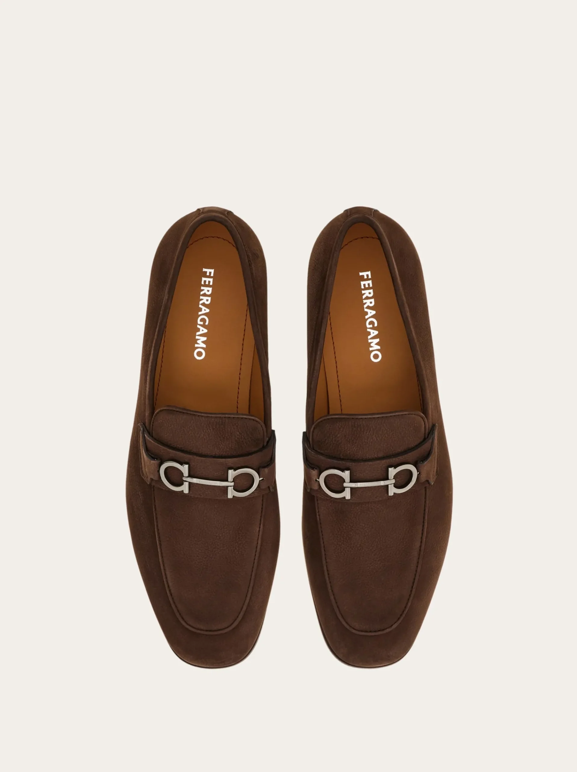 Moccasin with Gancini ornament - Men