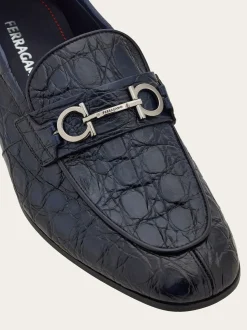 Moccasin with Gancini ornament - Men
