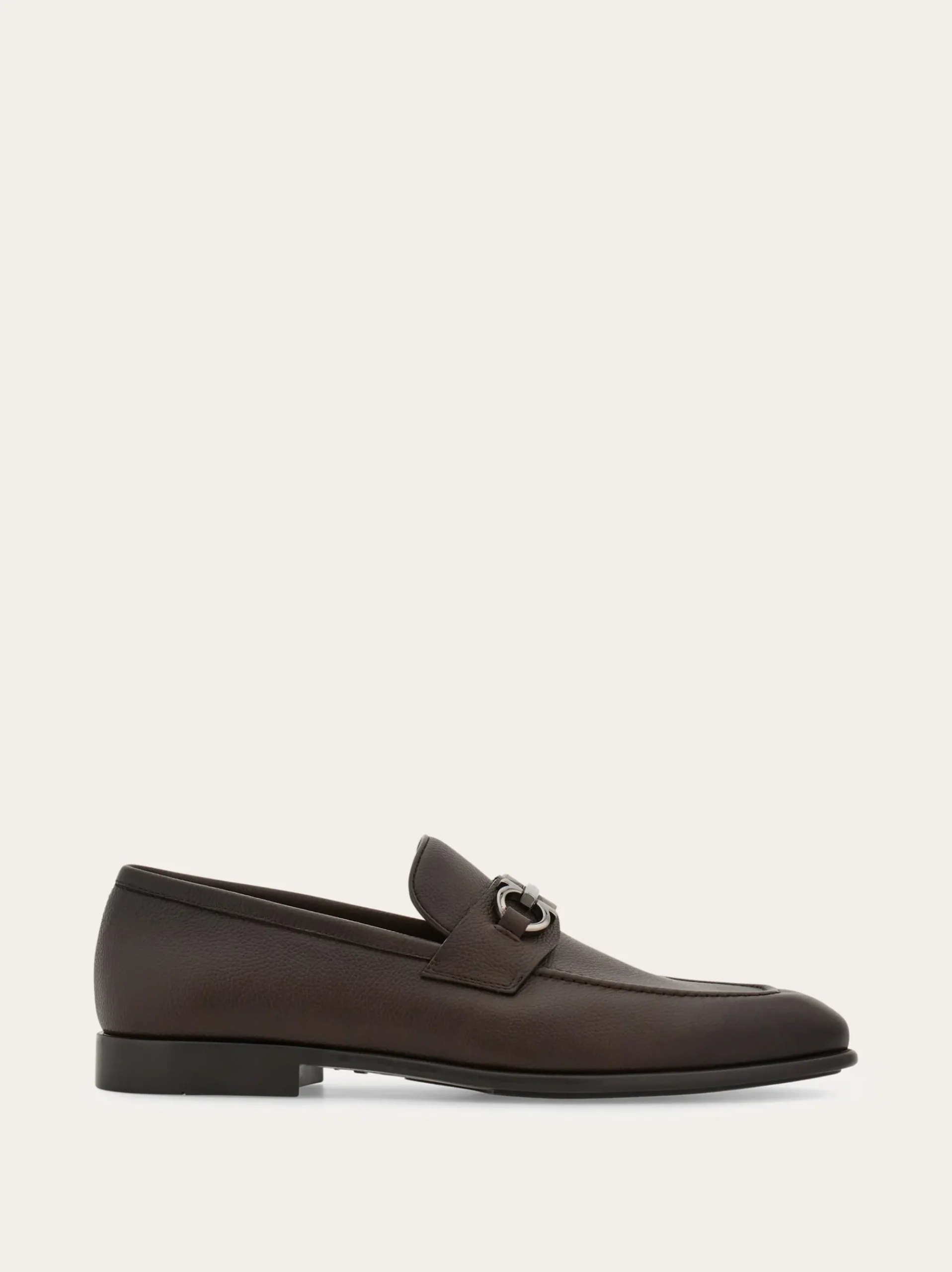 Moccasin with Gancini ornament - Men