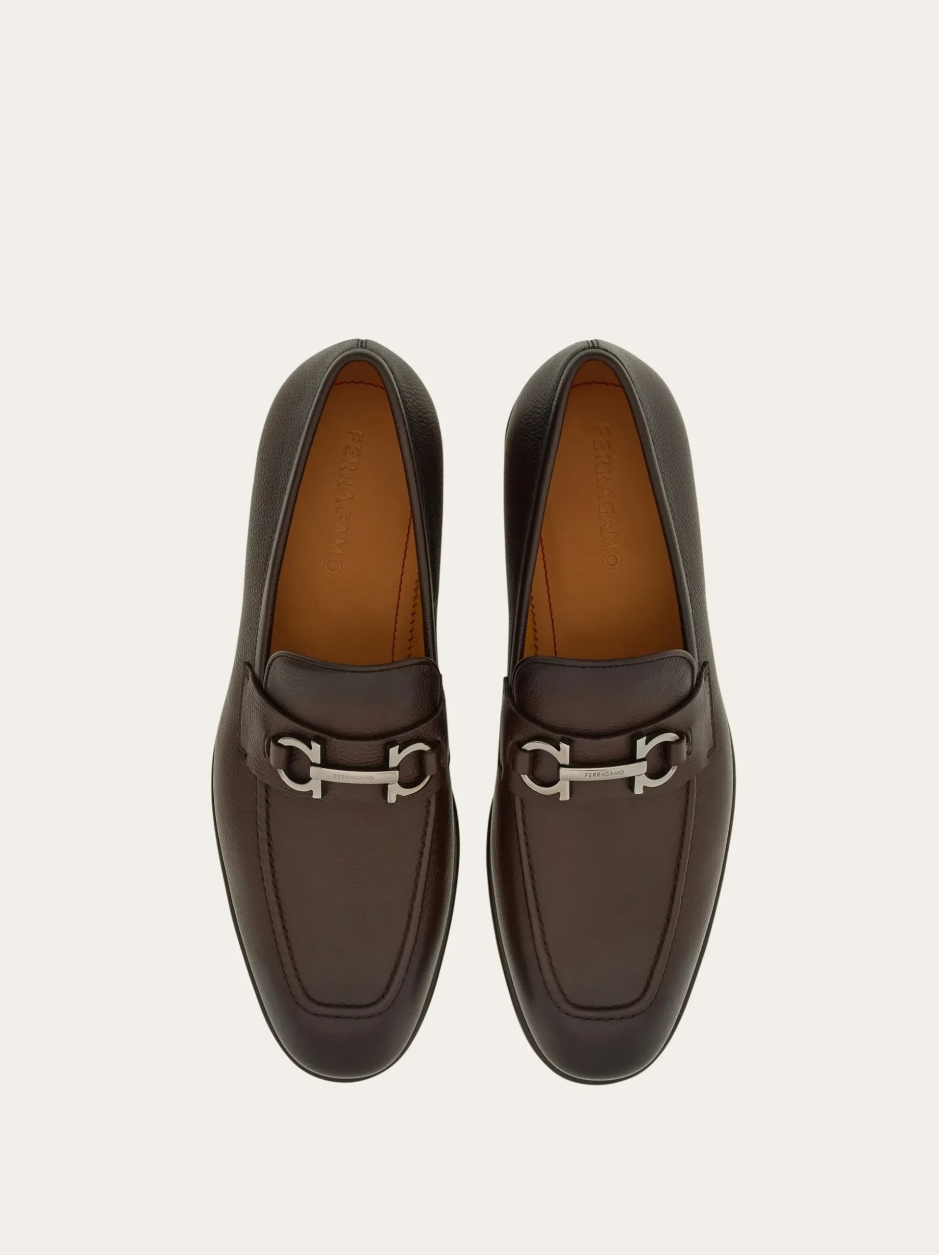Moccasin with Gancini ornament - Men
