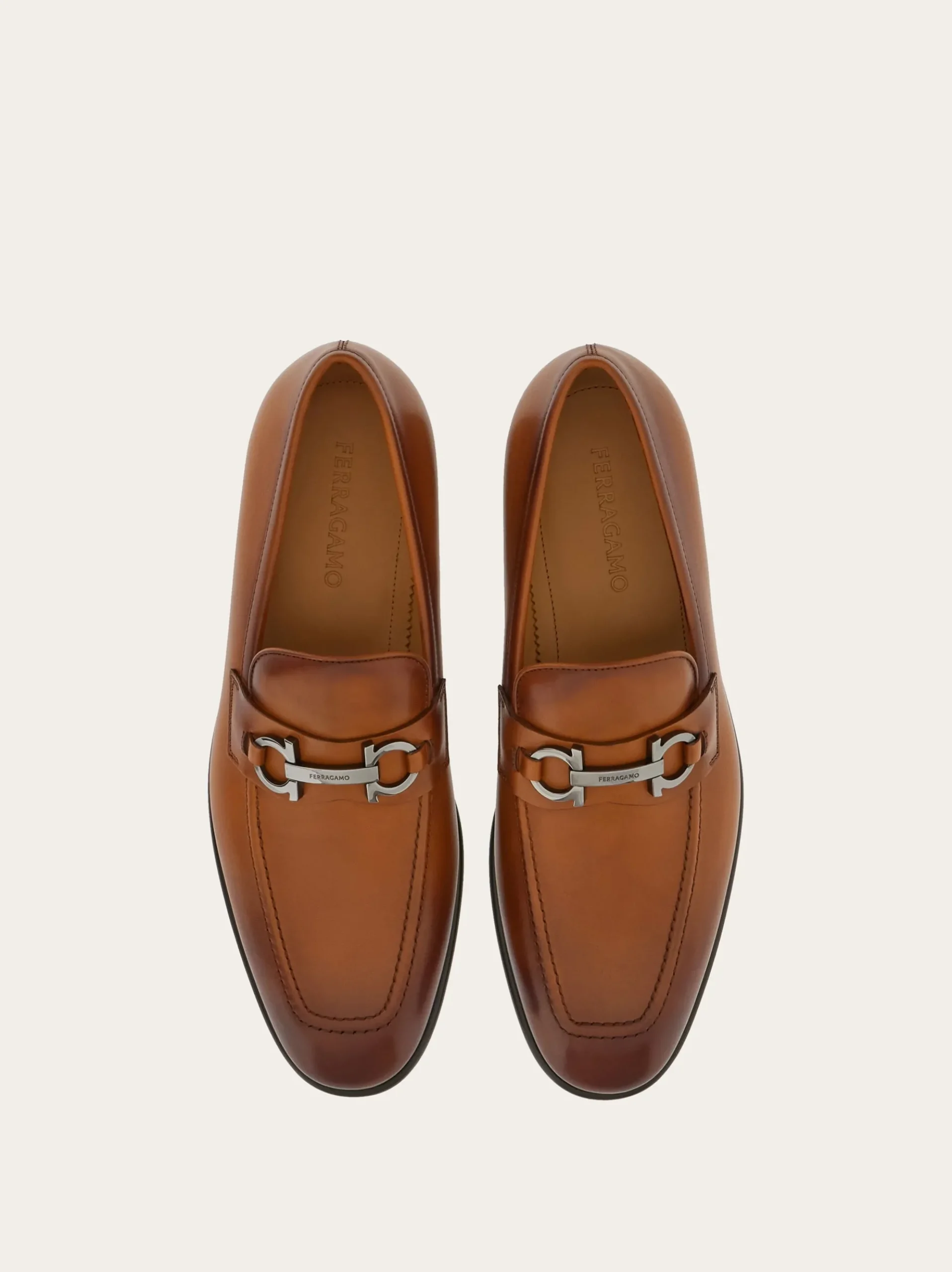 Moccasin with Gancini ornament - Men