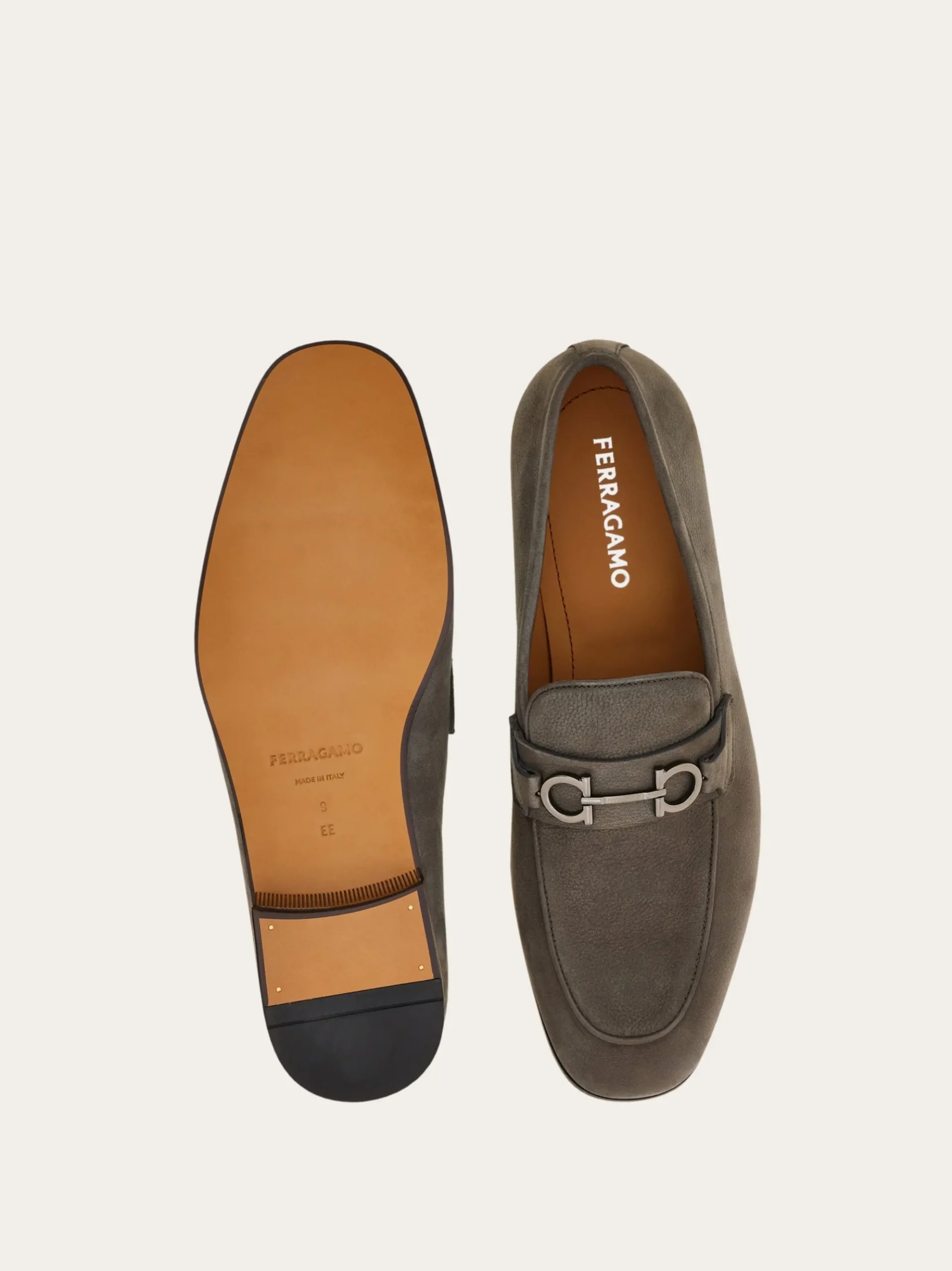Moccasin with Gancini ornament - Men