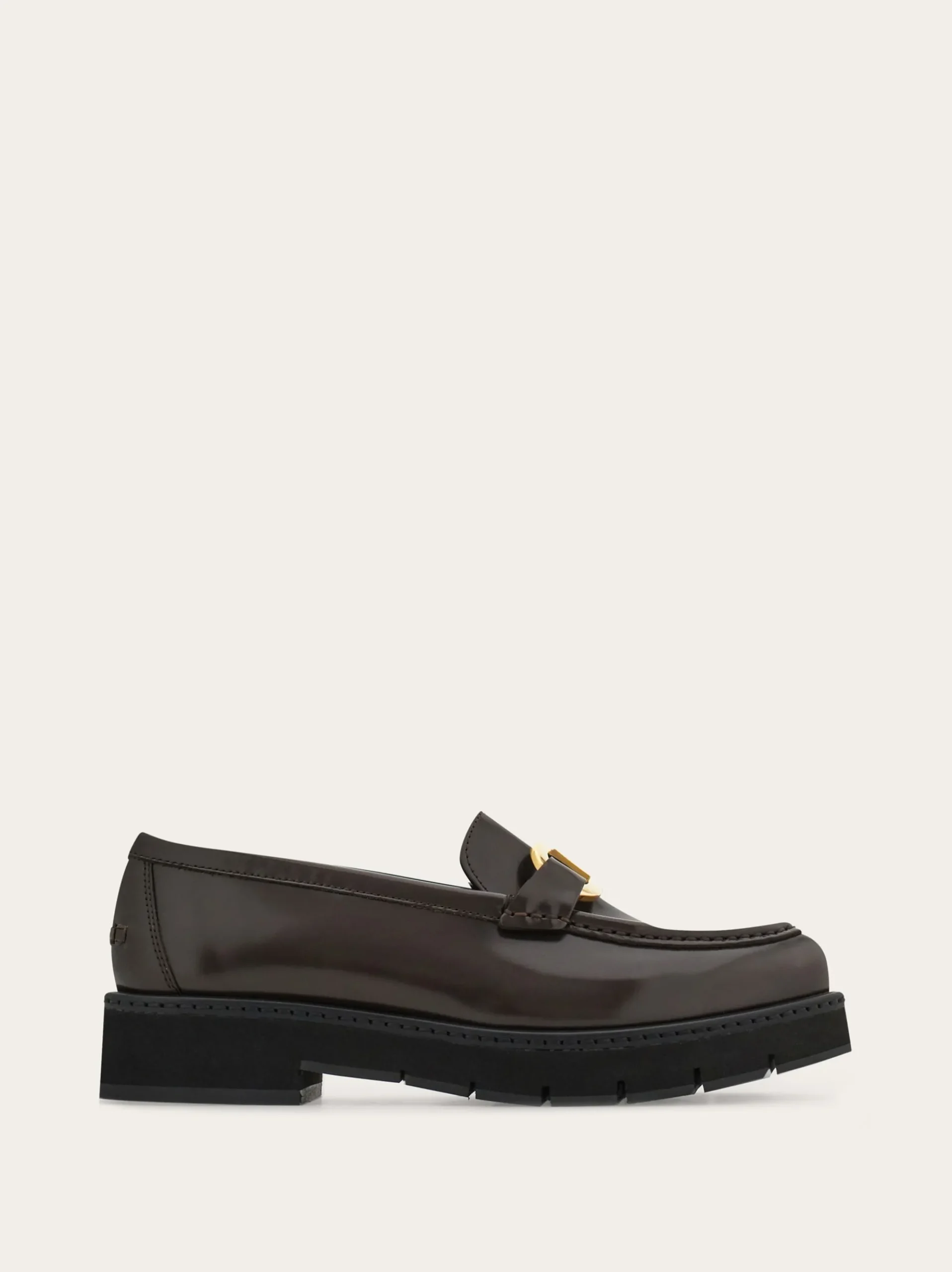 Moccasin with Gancini ornament - Women