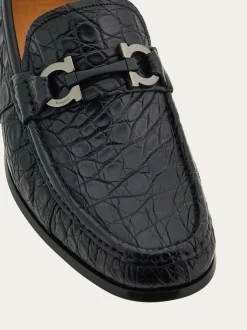 Moccasin with Gancini ornament - Men