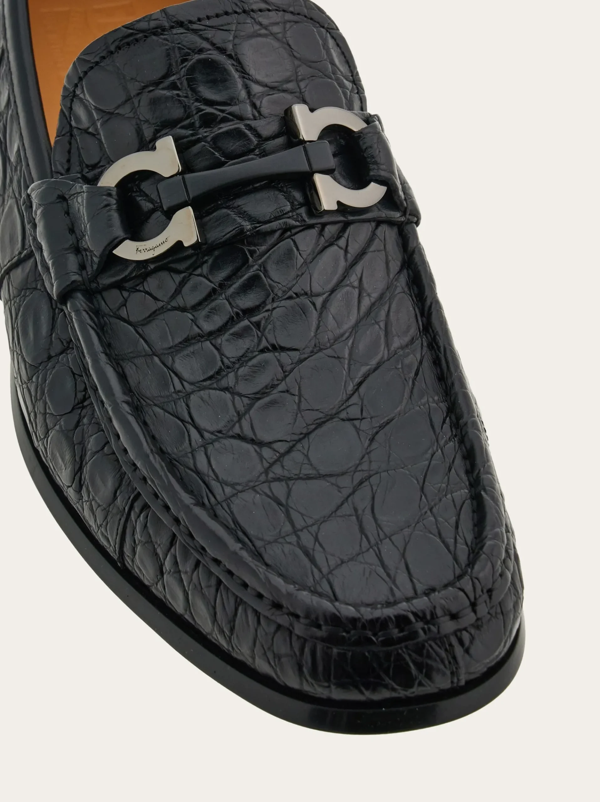 Moccasin with Gancini ornament - Men