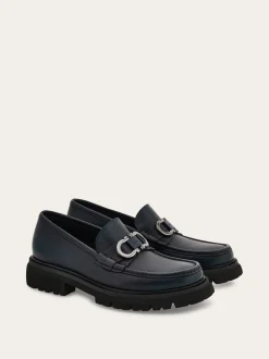 Moccasin with Gancini ornament - Men