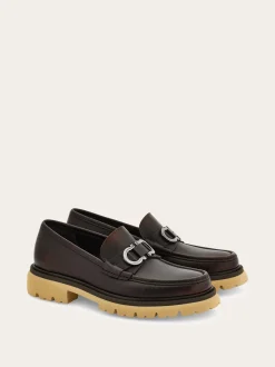 Moccasin with Gancini ornament - Men
