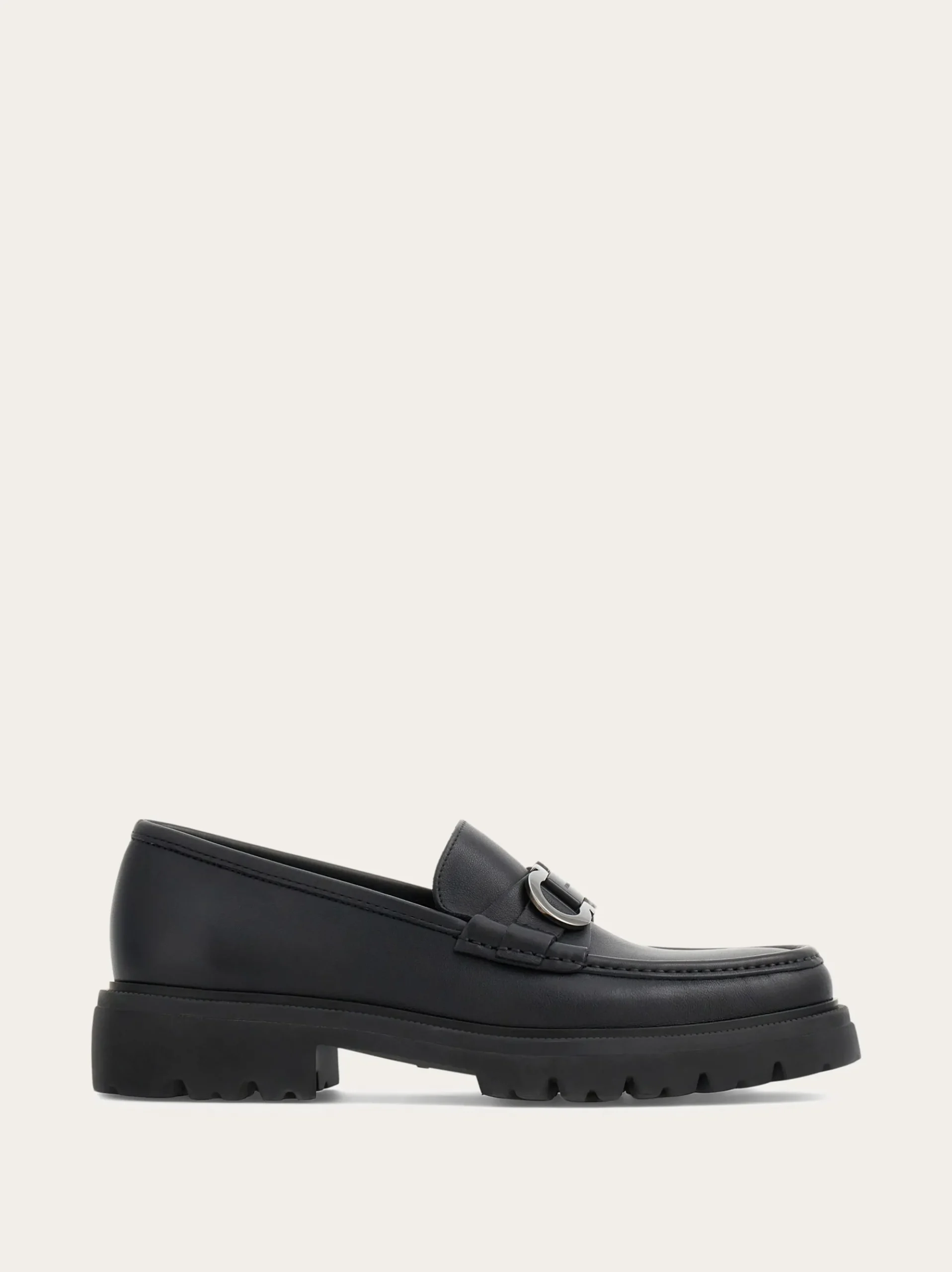 Moccasin with Gancini ornament - Men