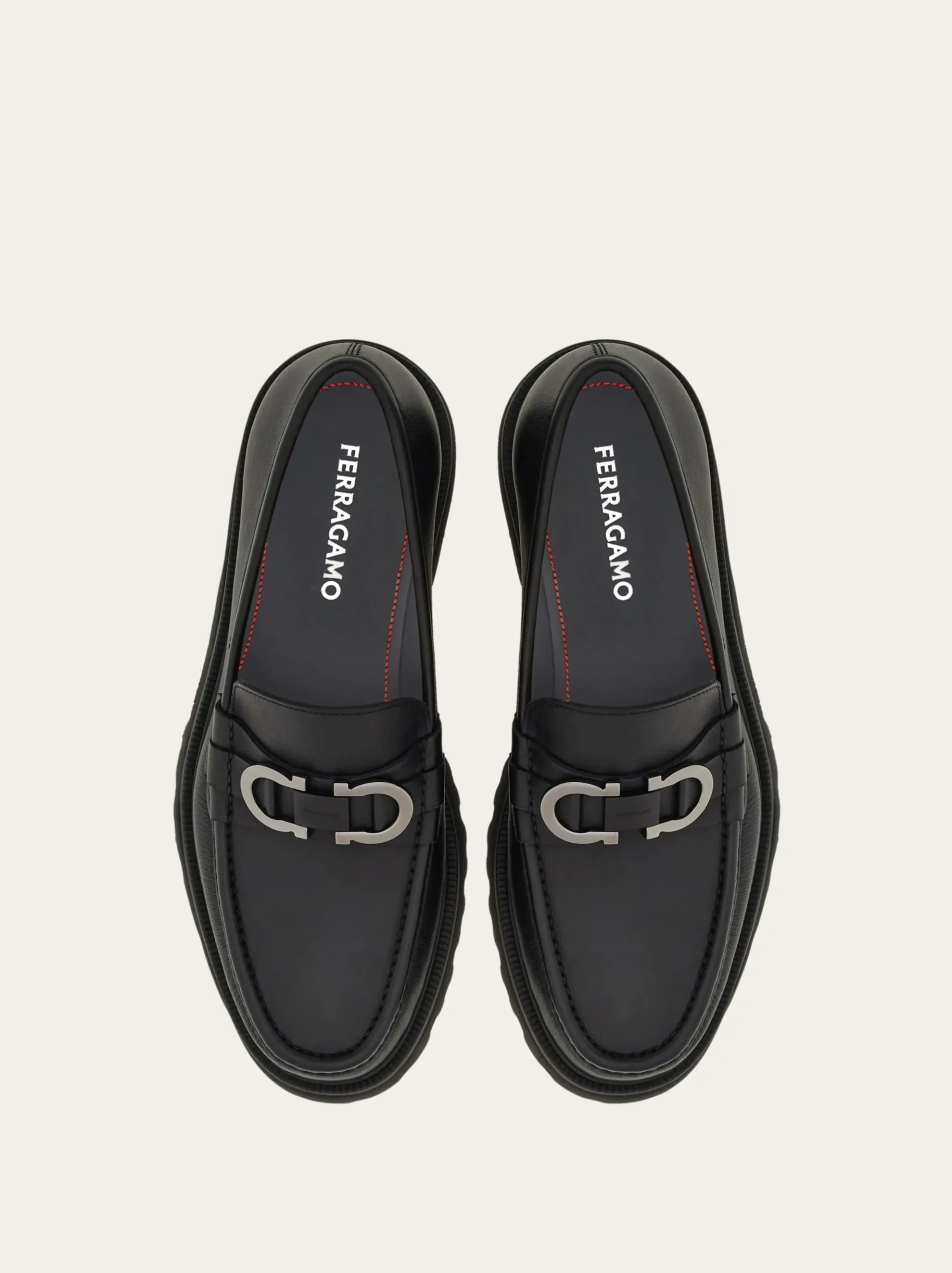 Moccasin with Gancini ornament - Men
