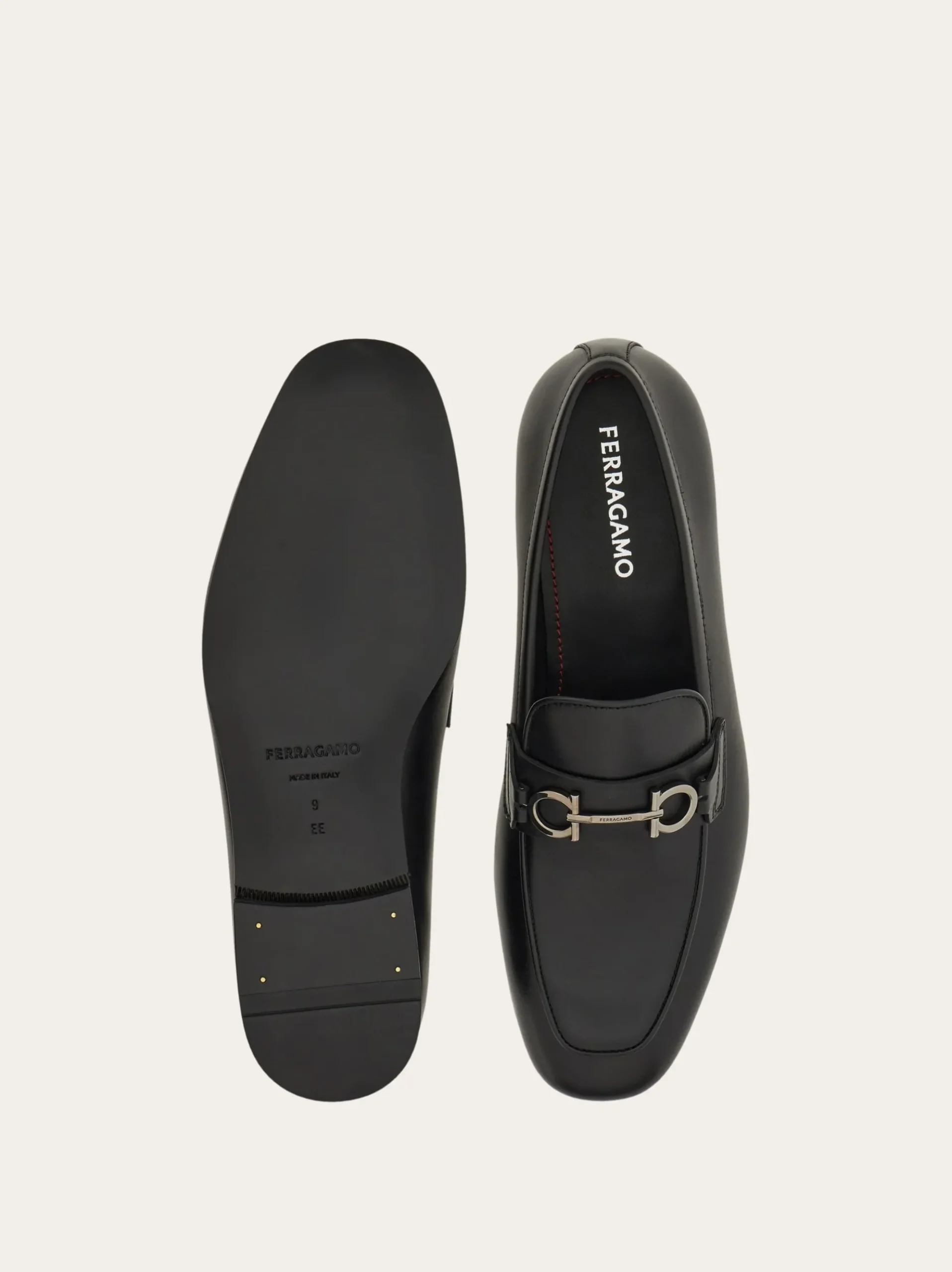 Moccasin with Gancini ornament - Men