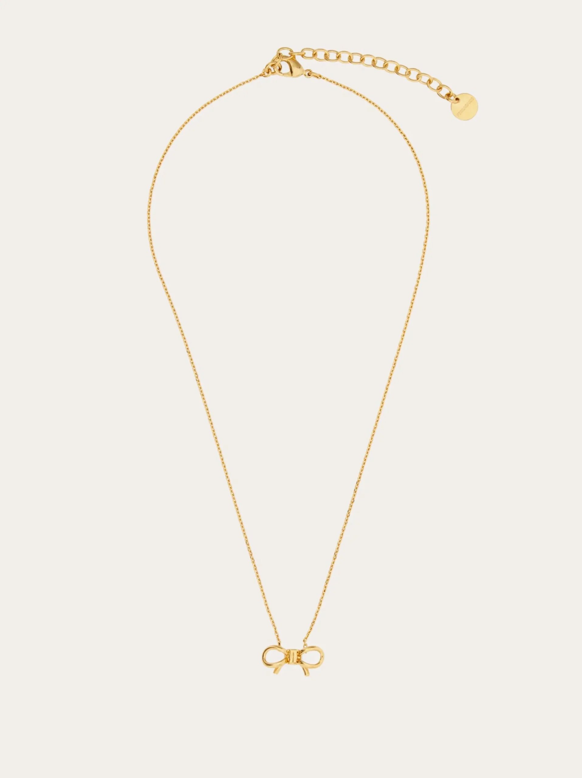 Necklace with bow pendant - Women
