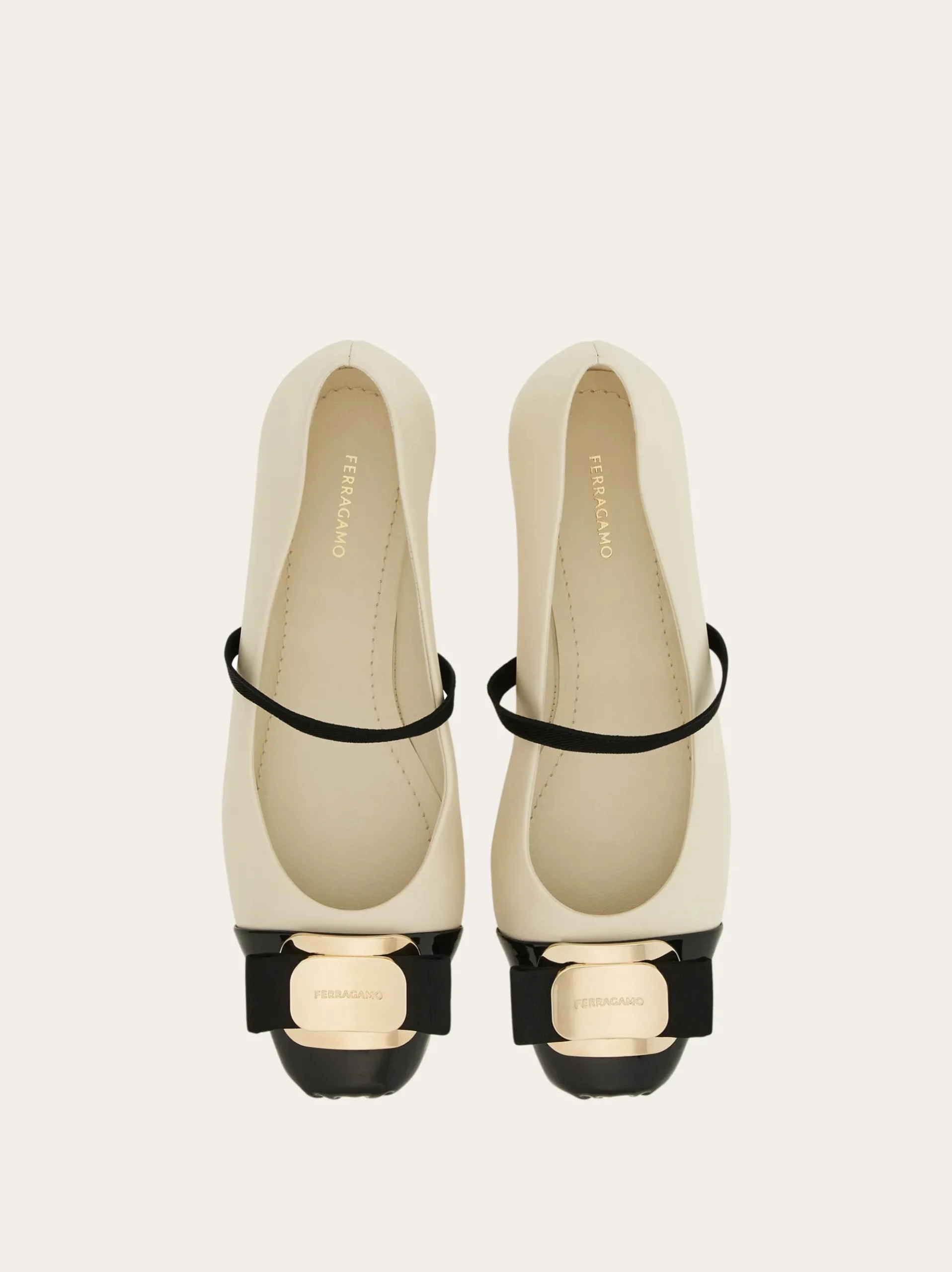 New Vara plate bicolor ballet flat - Women