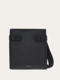 North-South crossbody bag with Hug buckle - Men