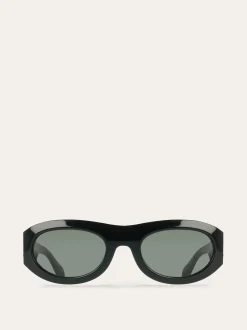 Oval frame sunglasses - Women