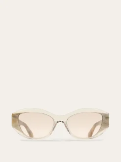 Oval frame sunglasses - Women