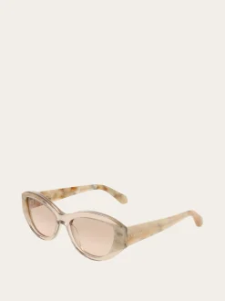 Oval frame sunglasses - Women