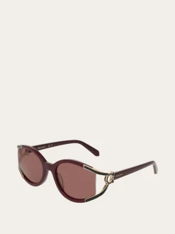 Oval frame sunglasses - Women