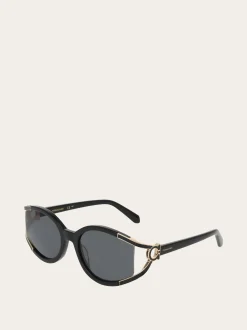 Oval frame sunglasses - Women
