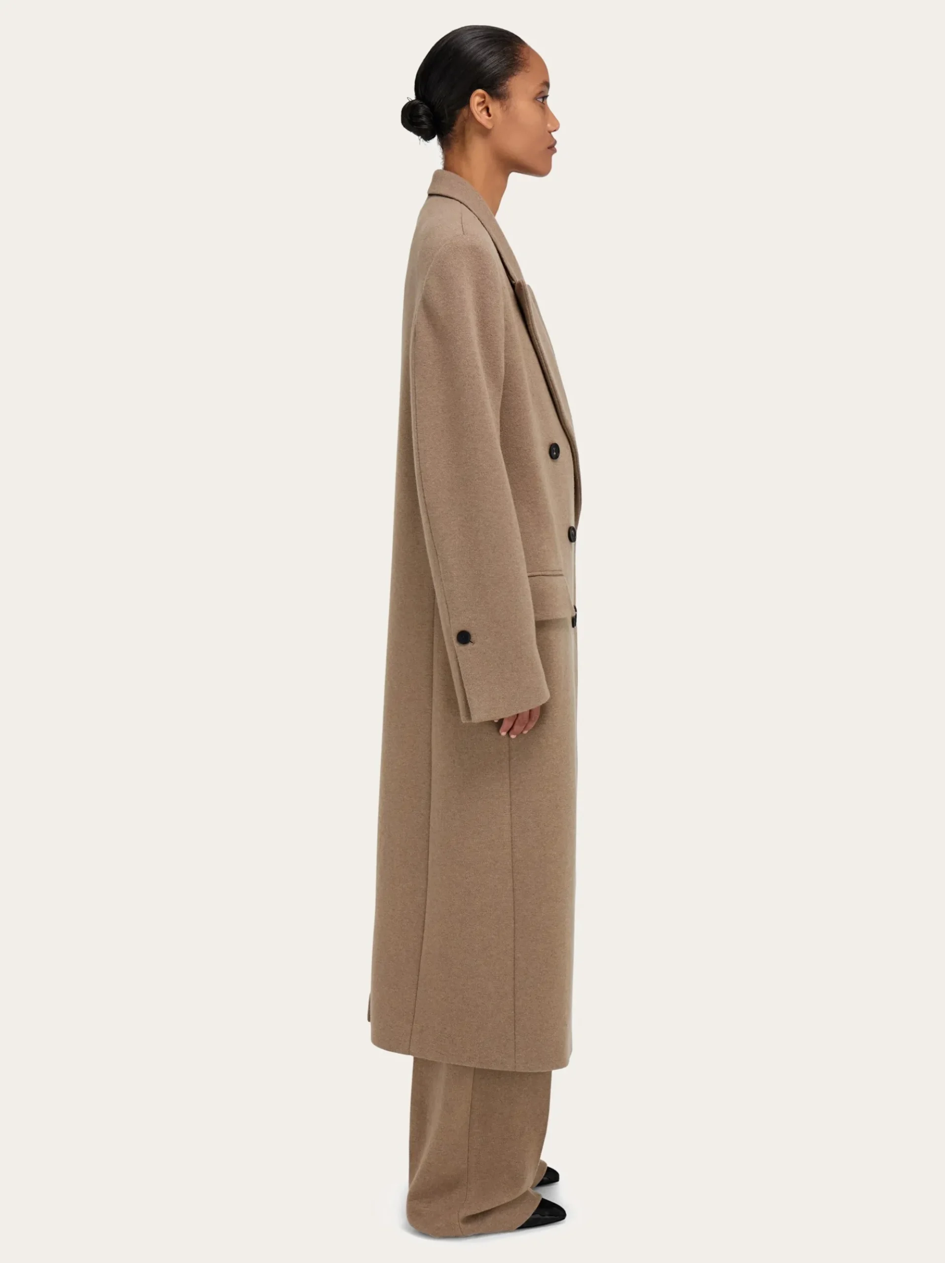 Oversize coat in jersey - Women