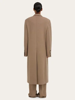 Oversize coat in jersey - Women