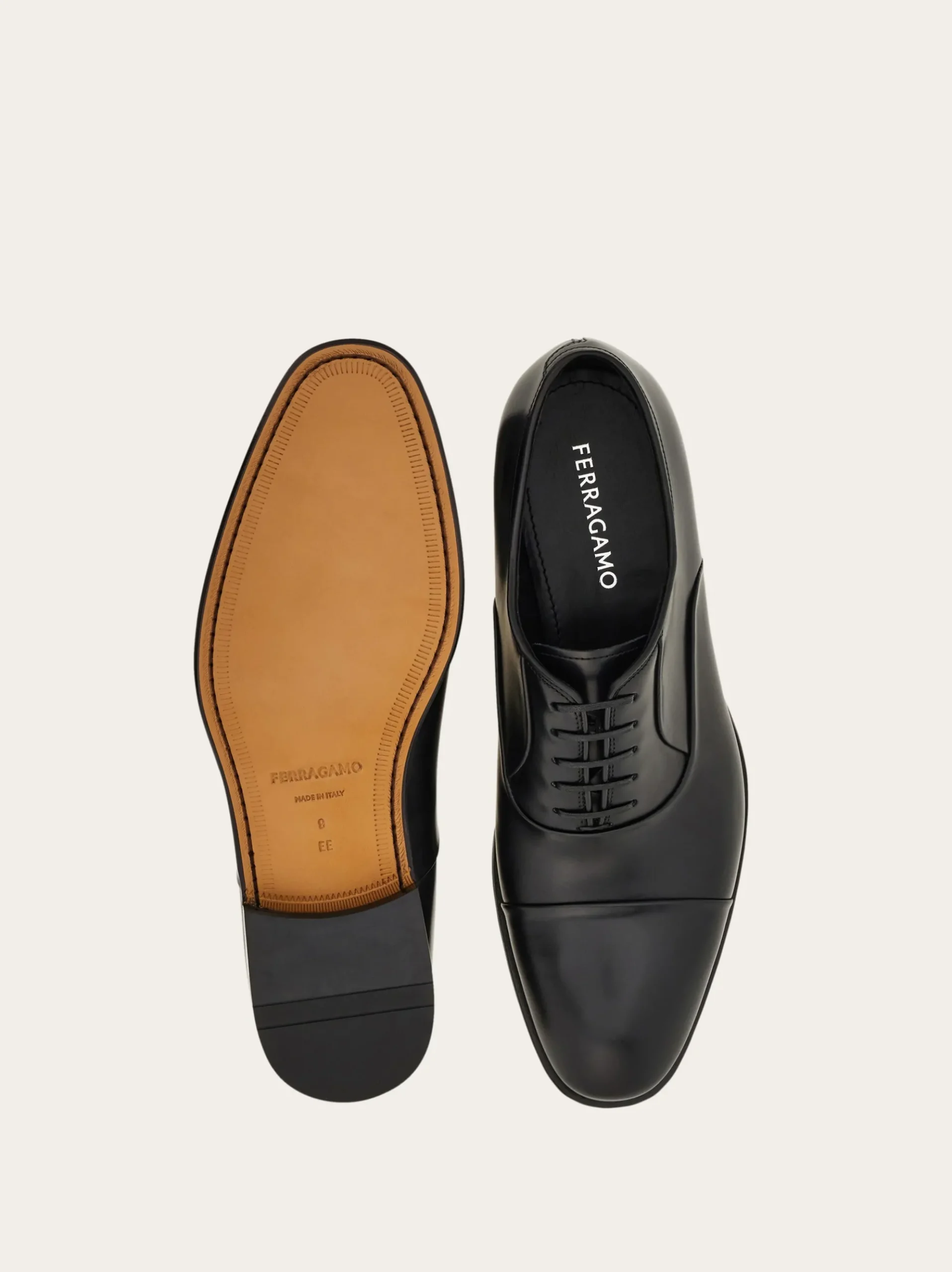 Oxford shoe with toe cap - Men
