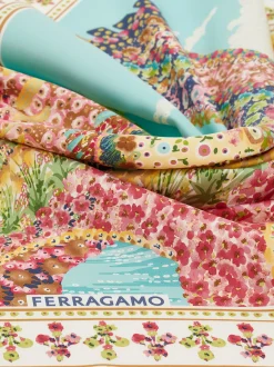 Palazzo Spini Feroni print silk scarf - Women