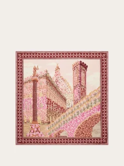 Palazzo Spini Feroni print silk scarf - Women