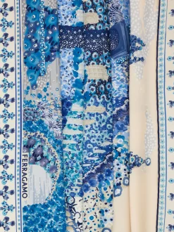 Palazzo Spini Feroni print silk scarf - Women