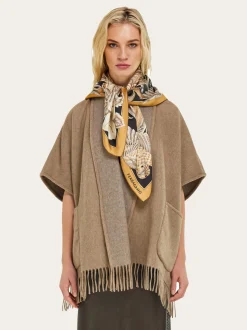 Parrots print silk foulard - Women