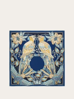 Parrots print silk scarf - Women