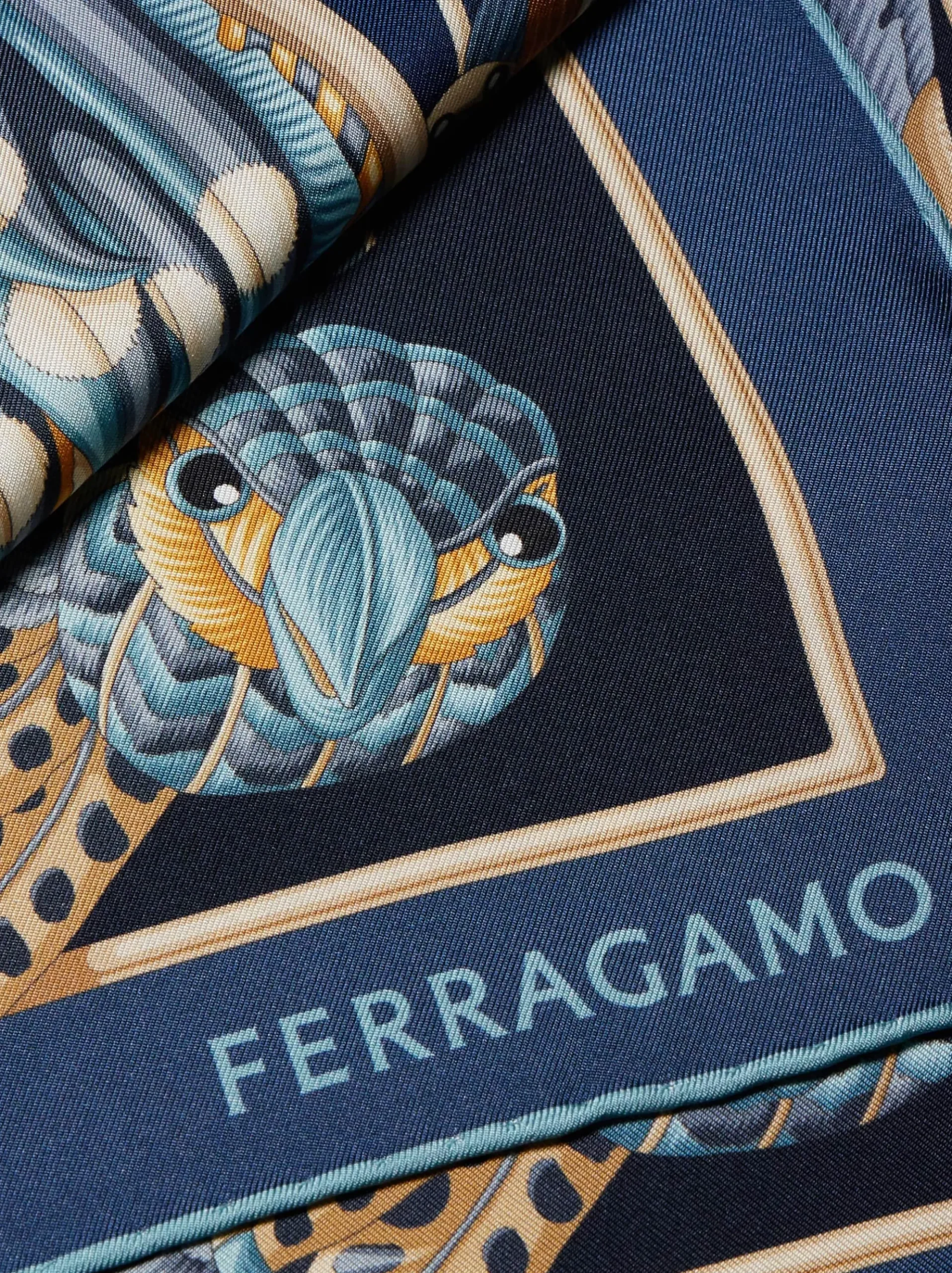 Parrots print silk scarf - Women