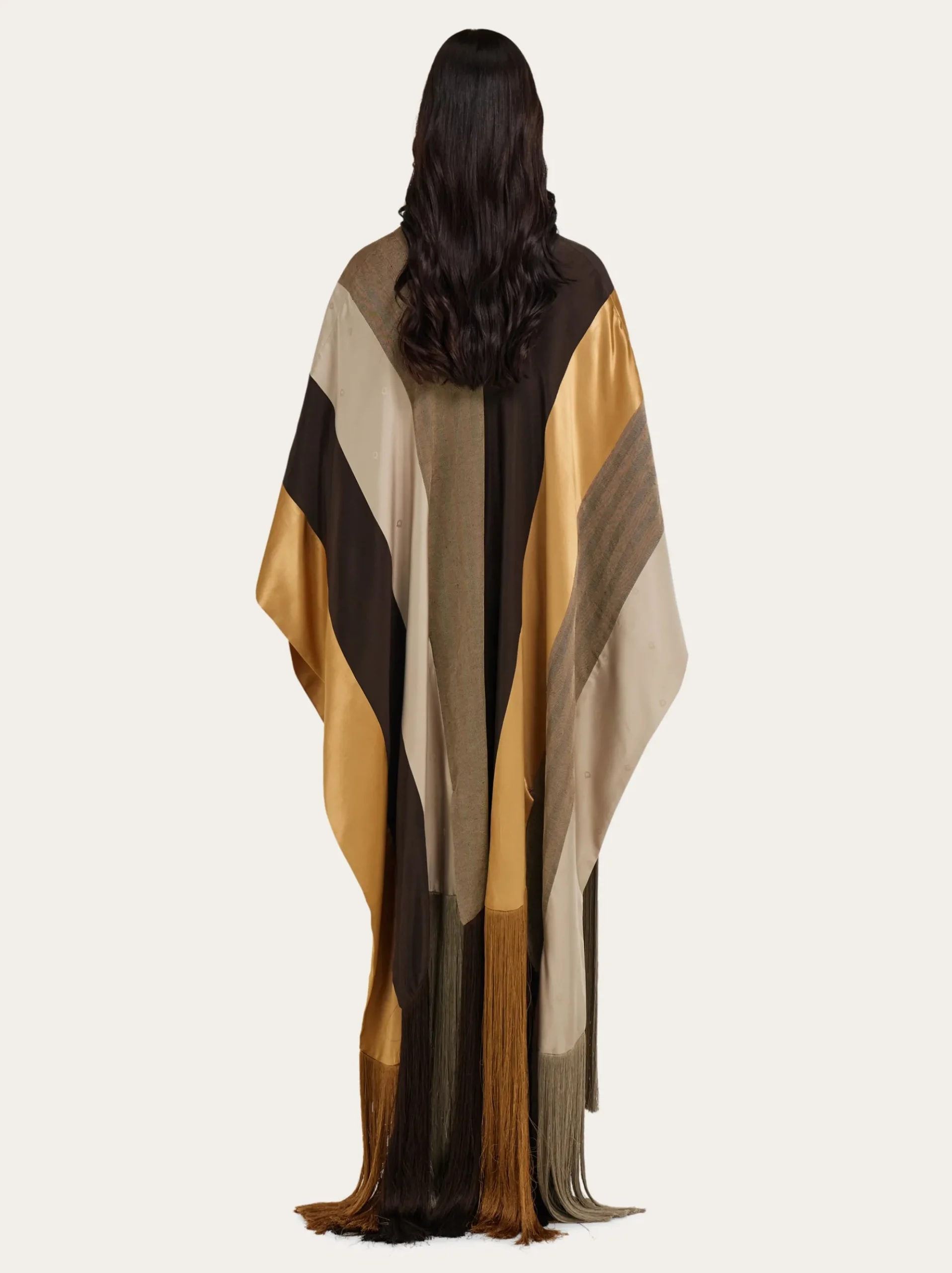 Patchwork poncho - Women