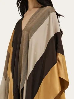 Patchwork poncho - Women