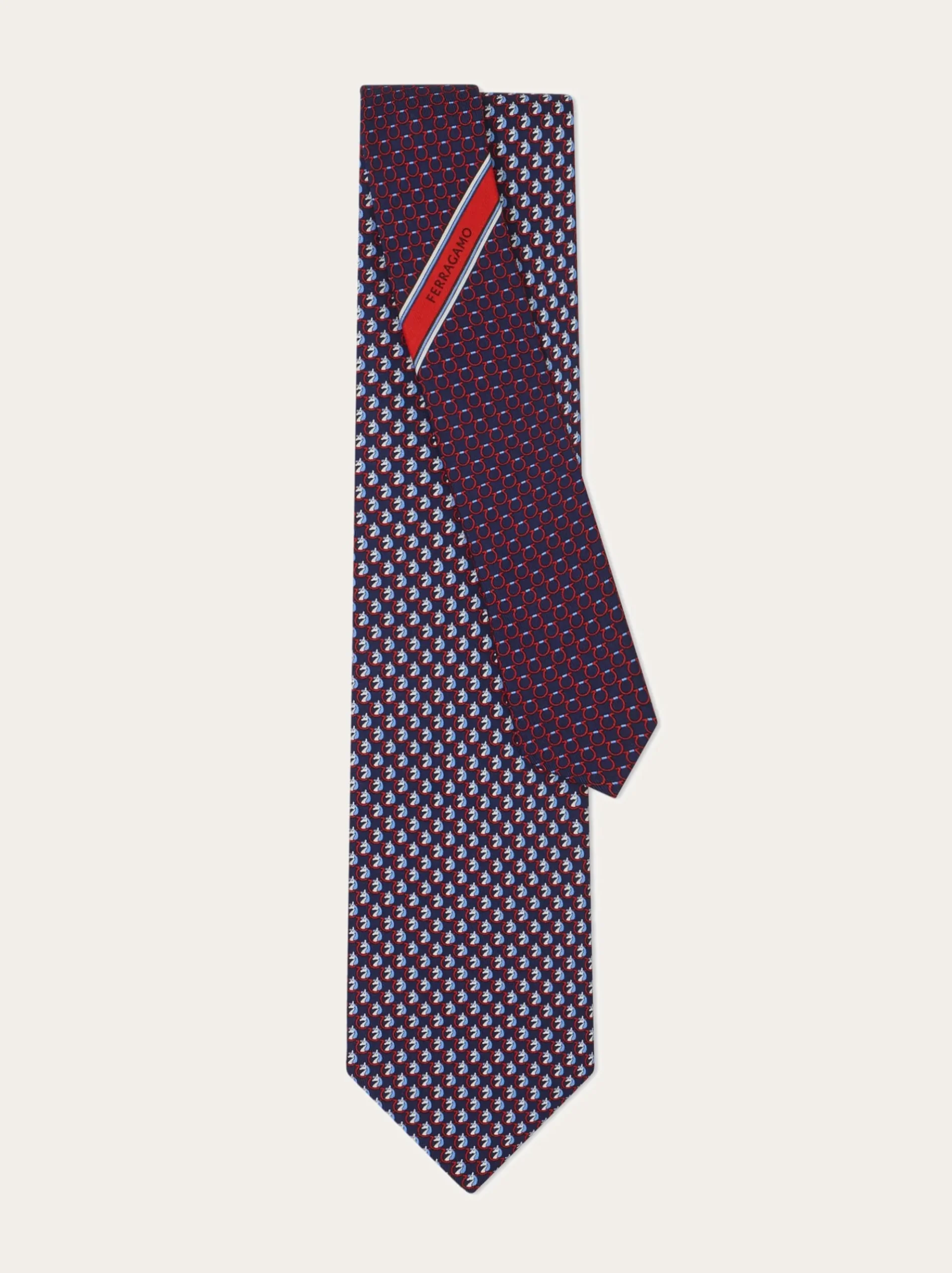 Pegasus print silk tie - Men
