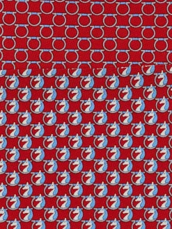Pegasus print silk tie - Men