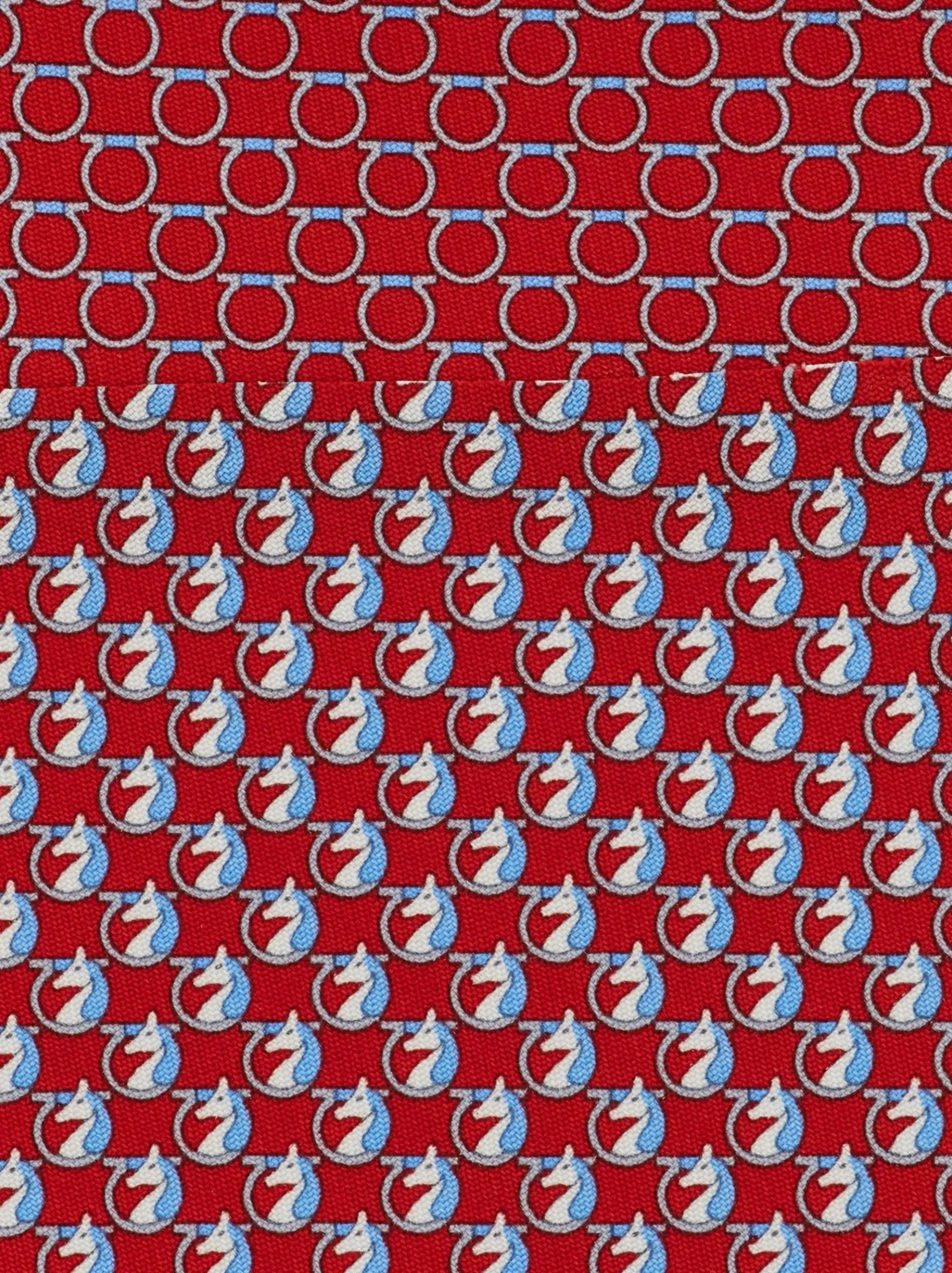 Pegasus print silk tie - Men