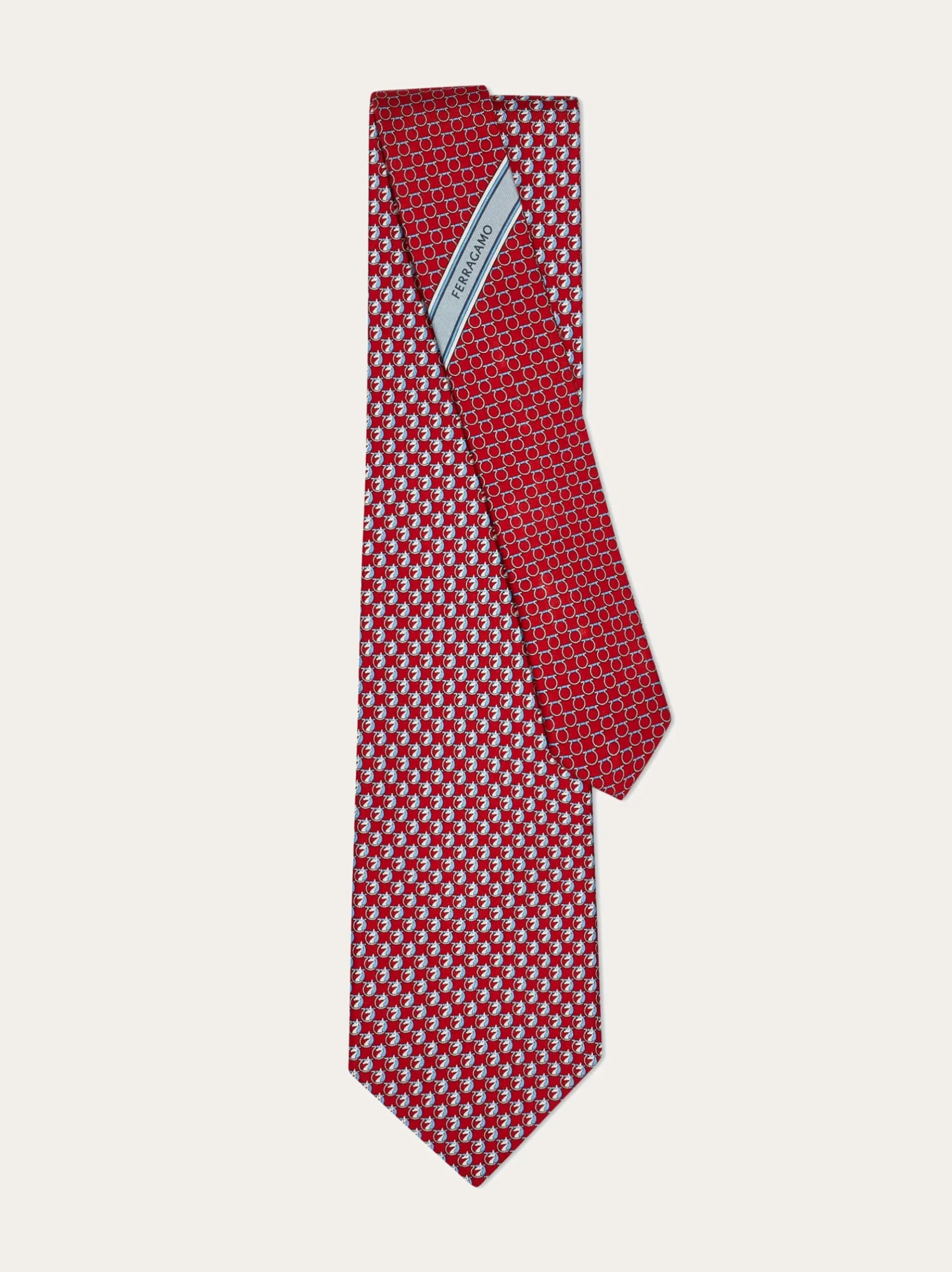 Pegasus print silk tie - Men